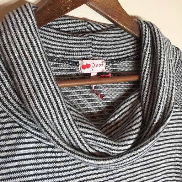 Soft Striped Cowl Neck Sweater - Picture 3 of 5